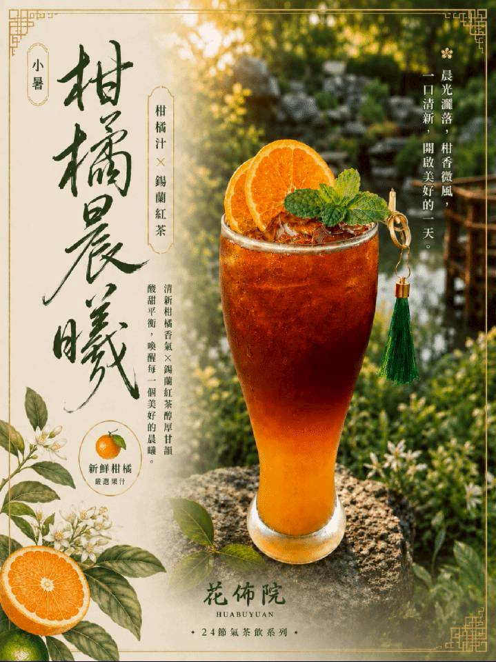 花佈院鮮果茶系列柑橘暖歲
